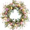 18-Inch Spring Easter Wreath – Colorful Eggs, Berries & Eucalyptus Leaves for Front Door, Indoor & Outdoor Home Decor